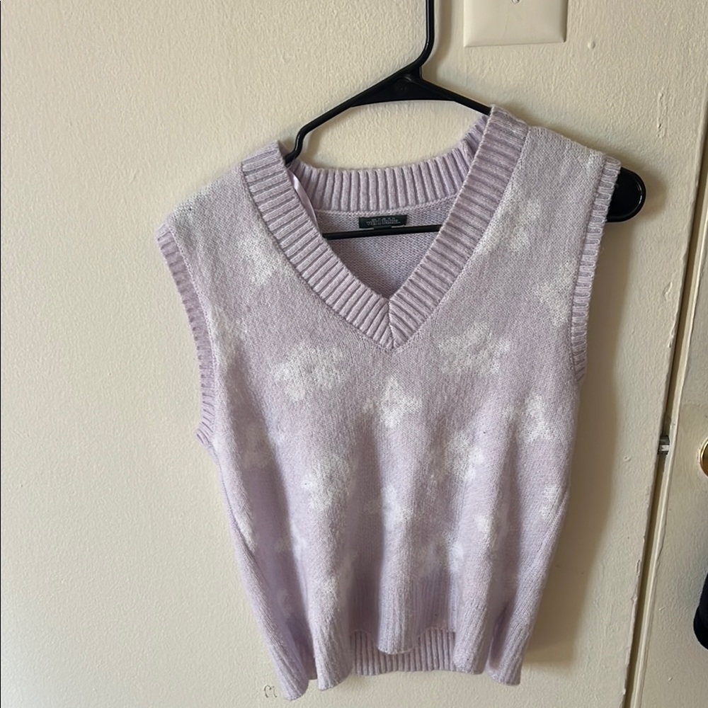 Wild Fable Light Purple Knit Vest